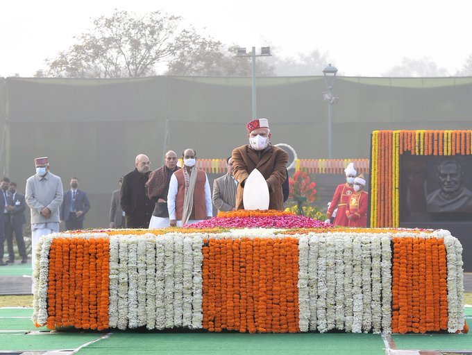 PM pays tribute to Atal Ji at ‘Sadaiv Atal’ and at Parliament House