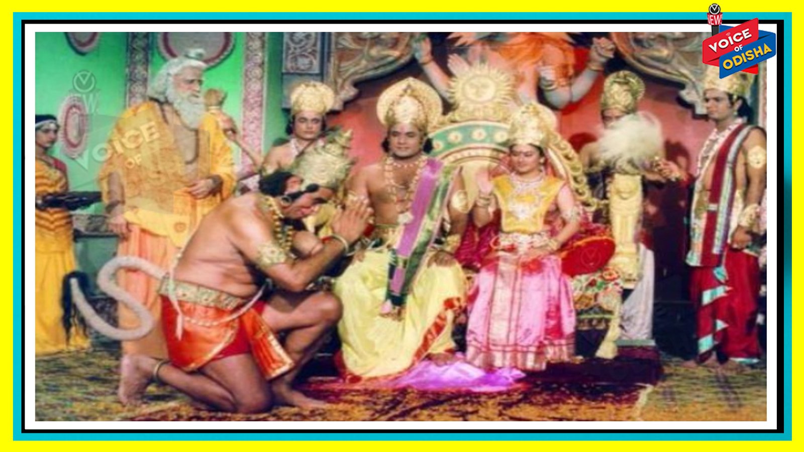 ରାମାୟଣ ସୁଟିଂ ସେଟରେ ଜଣେ ମହିଳା ତାଙ୍କ ପିଲାକୁ ଆଣି ଭଲ କରିଦିଅ ବୋଲି କହିଥିଲେ