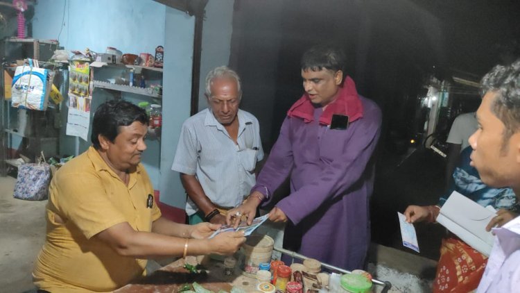 ମୋରଡ଼ା ନିର୍ବାଚନମଣ୍ଡଳୀର  କଂଗ୍ରେସ ବିଧାୟିକ ପ୍ରାର୍ଥୀ ପ୍ରଭାସ କର ମହାପାତ୍ରଙ୍କ ପ୍ରଚାର