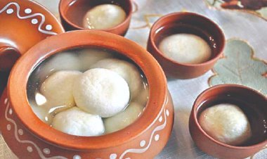 "Odisha celebrates 'Rasagola Dibasa' which coincides with the end of Rath Yatra."